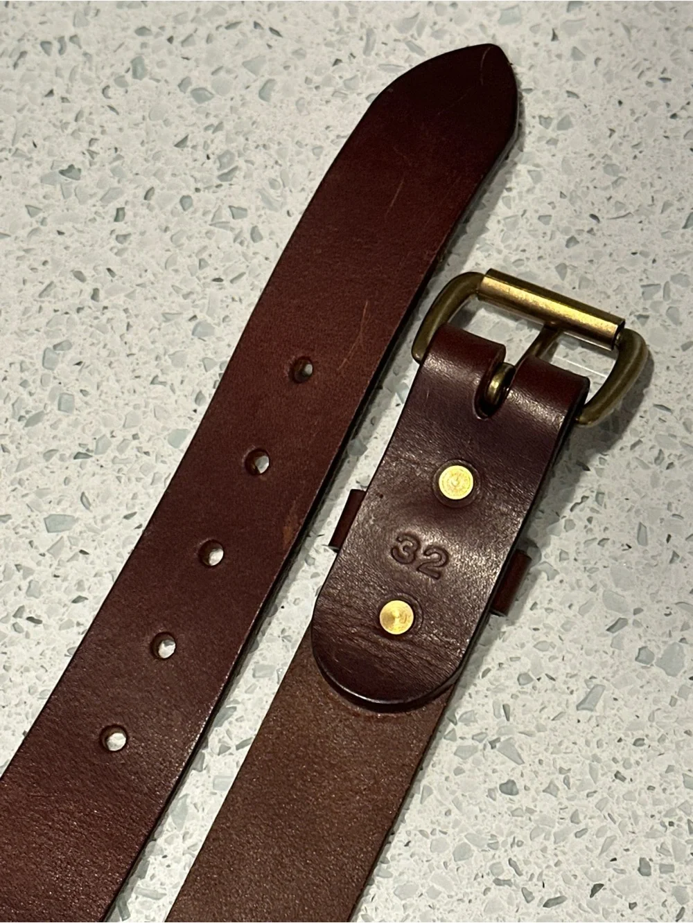 Tanner Goods Standard Belt in Cognac/Copper -Size 32